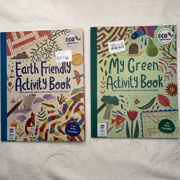 Eco Zoomers Earth Friendly Activity Book Paperback 2 Pc Hinkler Explore - Picture 1 of 16